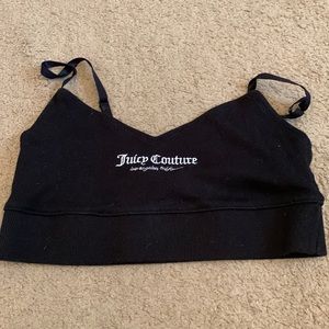 Juicy Couture Black Cropped Shirt !